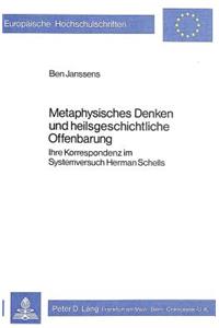 Metaphysisches Denken Und Heilsgeschichtliche Offenbarung