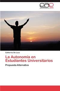 Autonomía en Estudiantes Universitarios