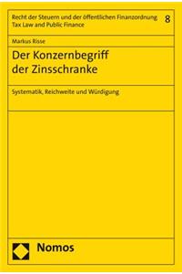 Der Konzernbegriff Der Zinsschranke