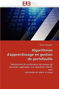 Algorithmes d''apprentissage En Gestion de Portefeuille