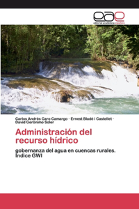 Administración del recurso hídrico