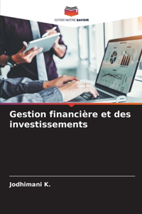 Gestion financière et des investissements