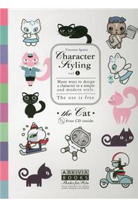 Character Styling, the Cat: Many Ways to Design a Character in a Simple and Modern Style