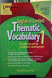 English In Context Thematic Vocabulary 1