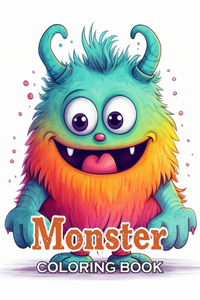 Monster Coloring Book for Adults