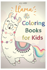 llama coloring books for kids