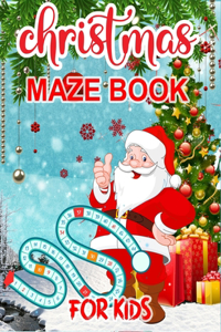 Christmas Maze Book For Kids