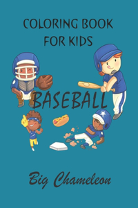 Baseball Coloring Book for kids