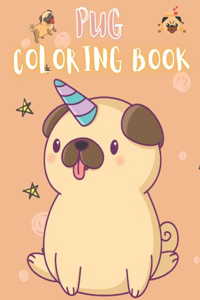 Pug Coloring Book