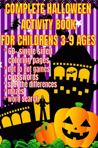 complete halloween activity book for children