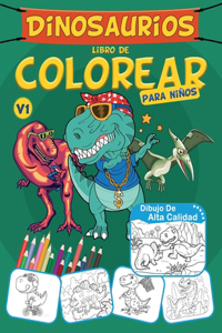 Dinosaurios Libro De Colorear Para Niños