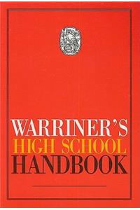 Holt Traditions Warriner's Handbook: Student Edition Core Text (Hardcover) Grades 9-12 1992