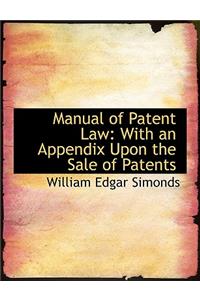 Manual of Patent Law