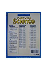 Houghton Mifflin Science California: Teachingtransparencies L4