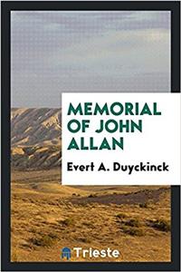 MEMORIAL OF JOHN ALLAN