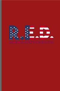 R.E.D remember everyone Deployed
