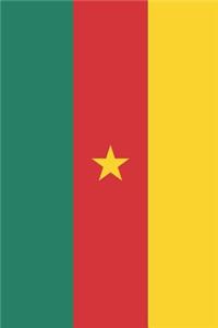 Cameroon Flag Notebook - Cameroonian Flag Book - Cameroon Travel Journal: Medium College-Ruled Journey Diary, 110 page, Lined, 6x9 (15.2 x 22.9 cm)