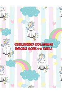 Childrens Coloring Books Ages 1-3 Girls