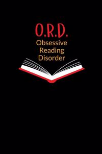 Ord Obsessive Reading Disorder