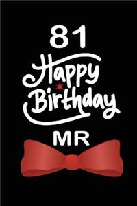 81 Happy birthday mr