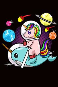 Unicorn Narwhal Space Journal Notebook