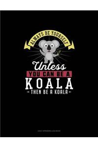 Always Be Yourself Unless You Can Be A Koala Then Be A Koala
