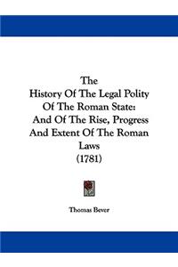 History Of The Legal Polity Of The Roman State