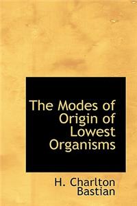 The Modes of Origin of Lowest Organisms