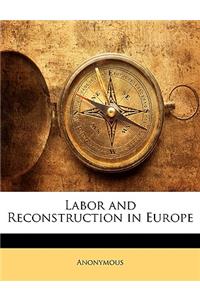 Labor and Reconstruction in Europe