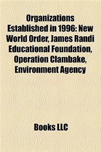 Organizations Established in 1996