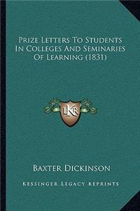 Prize Letters to Students in Colleges and Seminaries of Learning (1831)