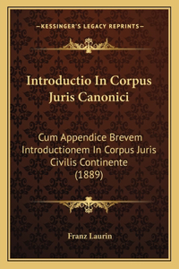 Introductio In Corpus Juris Canonici