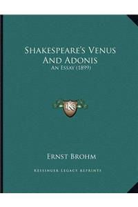 Shakespeare's Venus and Adonis