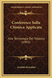 Conference Sulla Chimica Applicata