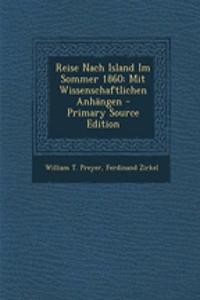 Reise Nach Island Im Sommer 1860