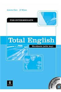 Total English Pre-Intermediate Workbook with Key and CD-Rom Pack
