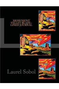 Monument Valley Blaze Lined Journal