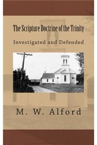 Scripture Doctrine of the Trinity