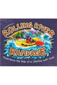 Vacation Bible School Vbs 2018 Rolling River Rampage Large Logo Poster: Experience the Ride of a Lifetime With God!