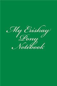 My Eriskay Pony Notebook