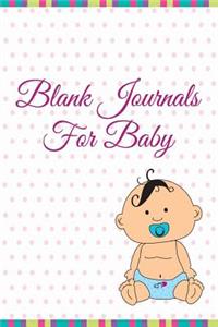 Blank Journals For Baby