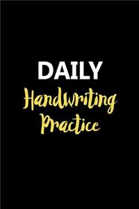Daily Handwriting Practice