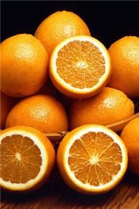 Bright Oranges Fresh Fruit Still Life Journal