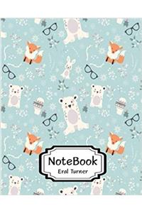 Notebook Winter Pattern
