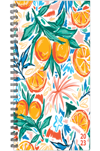 Orange Citrus 2023 8.5 X 11 Softcover Weekly Planner
