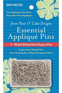 Essential Applique Pins from Piece O Cake Designs