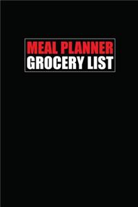 Meal Planner Shopping List