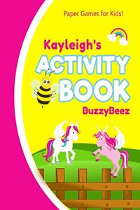 Kayleigh's Activity Book