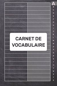 Carnet de Vocabulaire
