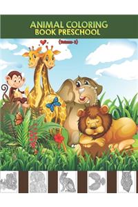 animal coloring book preschool